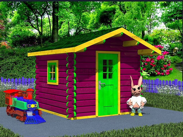 Деревянный детский домик 2х2м «Лукоморье»