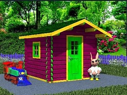 Деревянный детский домик 2х2м «Лукоморье»